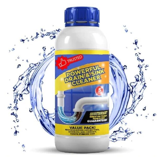 ZAPHARA Powerful Drain Blockage Automatic Toilet Cleaner Sink Cleaner Powder, Drain Cleaner & Clog, Blockage Cleaner, Unclogs and Pack, Drain Cleaner Powder. (pack of 1)