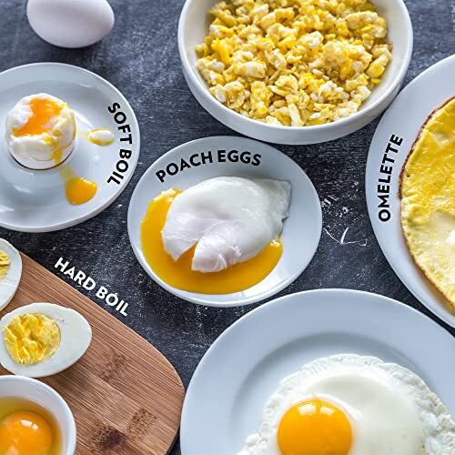 Borosil Electric Egg Boiler, 8 Egg Capacity, For Hard, Soft, Medium Boiled Eggs, Steamed Vegetables, Transparent Lid, Stainless Steel Exterior (500 Watts) - Image 4