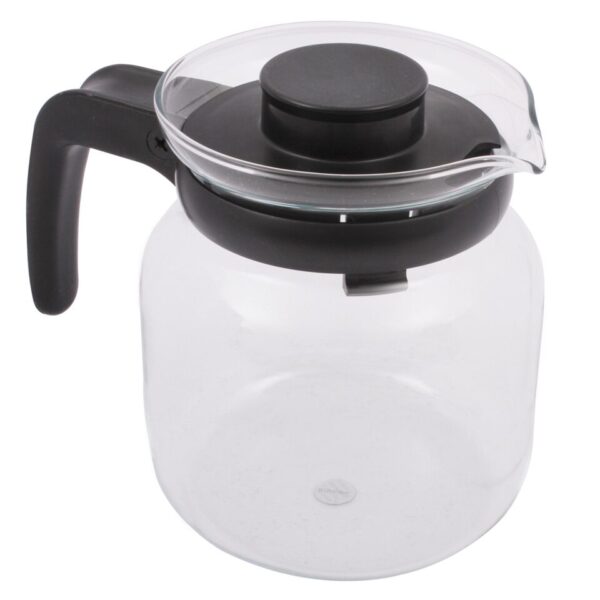 Borosil Glass Carafe with Strainer, 1 Litre, Transparent