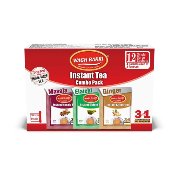 Wagh Bakri Instant Tea Premix Combo Pack 168G